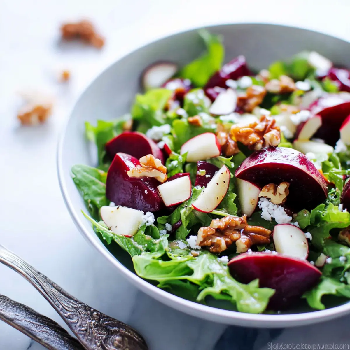 Delicious Beet and Apple Salad with Apple Cider Vinaigrette Recipe