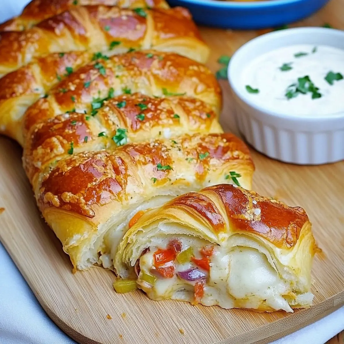 Italian Crescent Roll Sandwich Bake