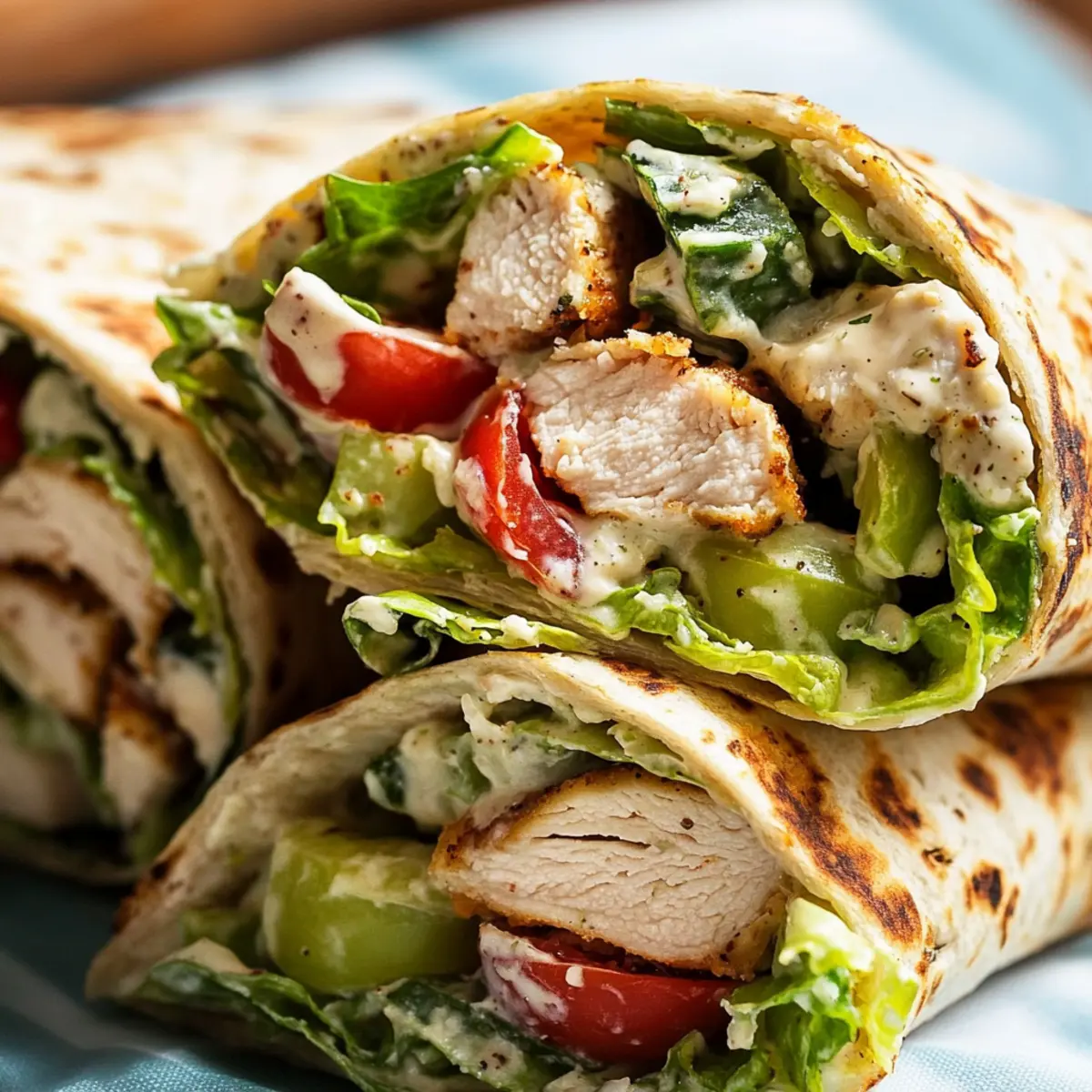 Delicious Chicken Caesar Wrap Recipe Ready in 30 Minutes