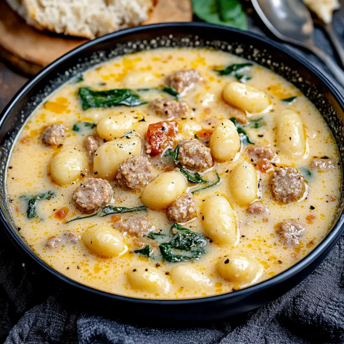 Creamy Italian Sausage Gnocchi Soup Recipe for Cozy Nights