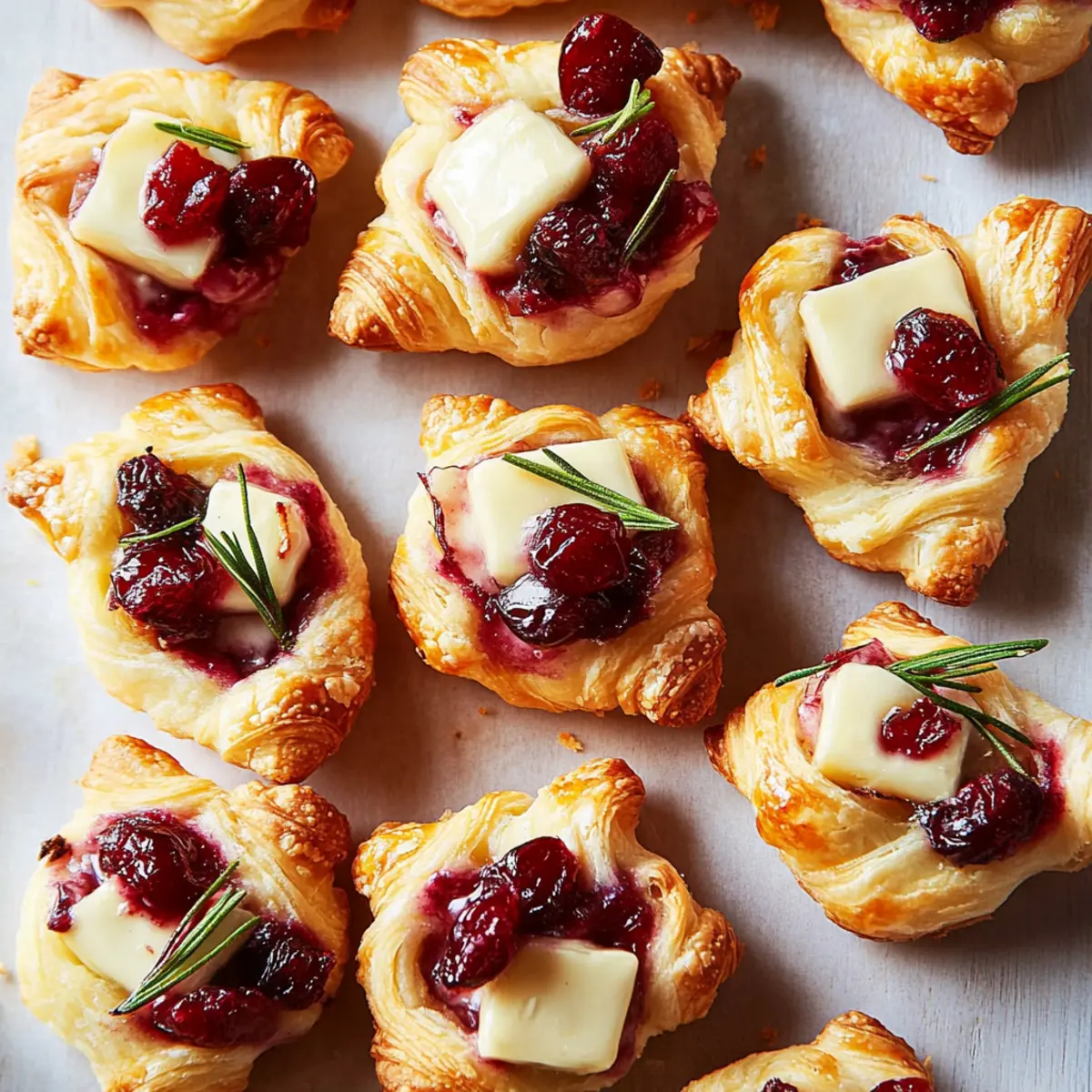 Cranberry Brie Crescent Bites: Simple and Delicious Appetizer Recipe