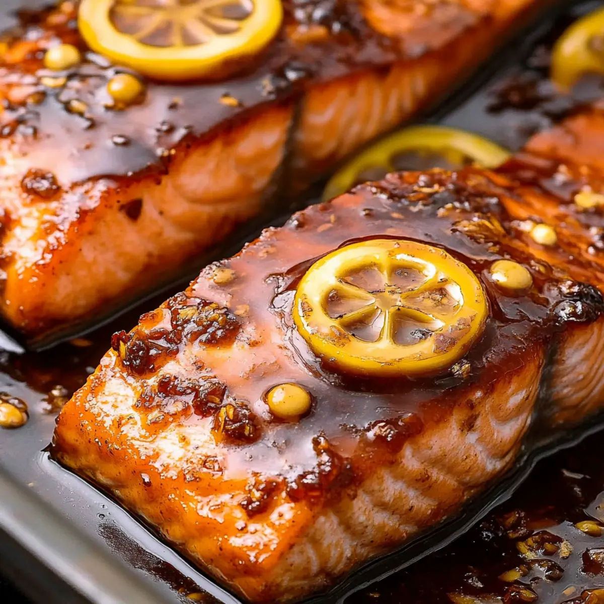 Crispy Honey Garlic Glazed Salmon