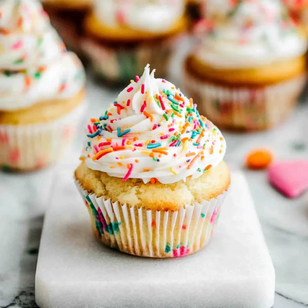 Homemade Funfetti Cupcakes