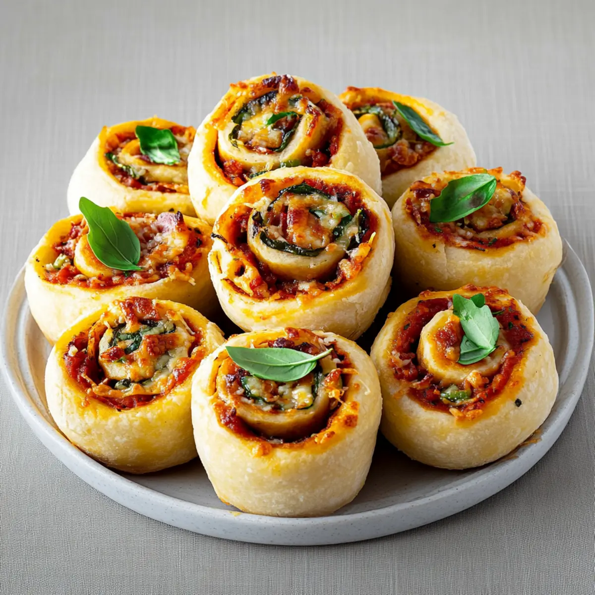 Savory Vegan Pizza Rolls Recipe with Fresh Vegetables and Herbs