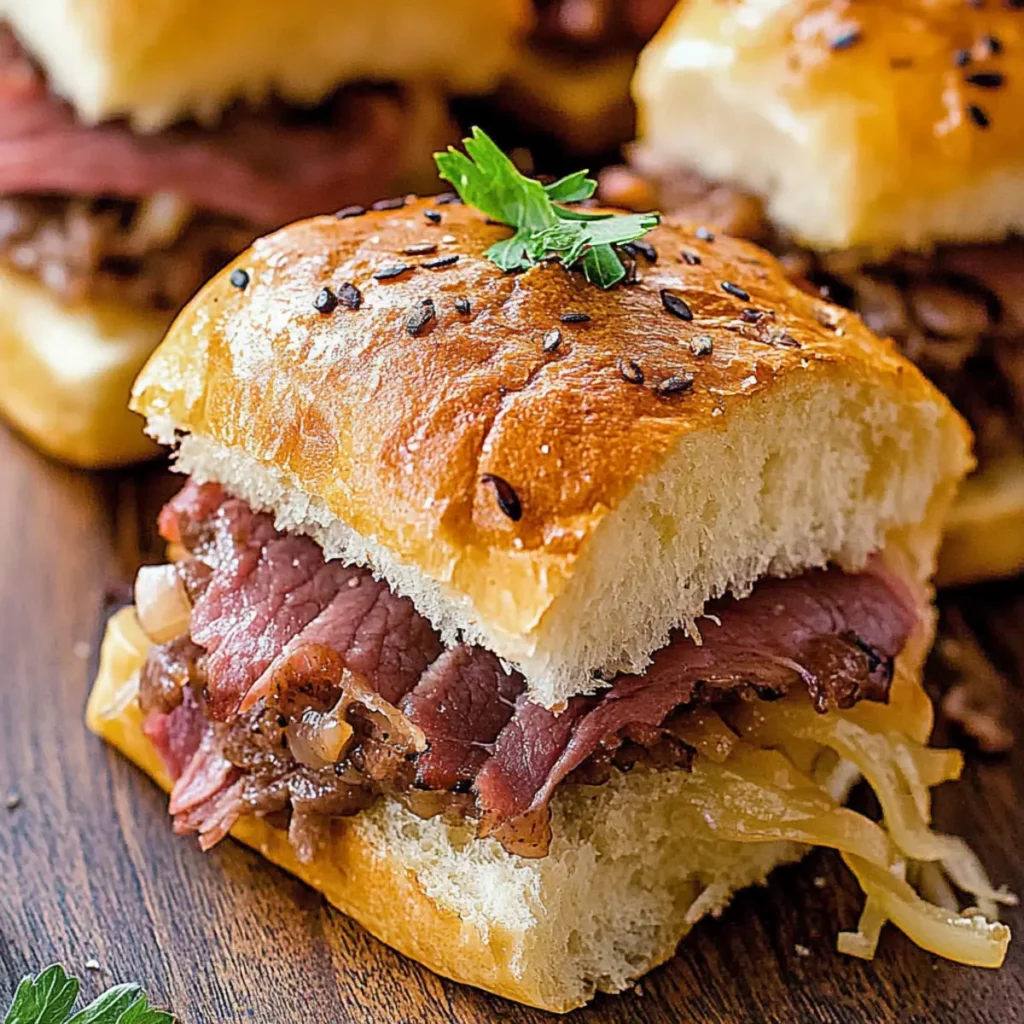 Roast Beef Sliders