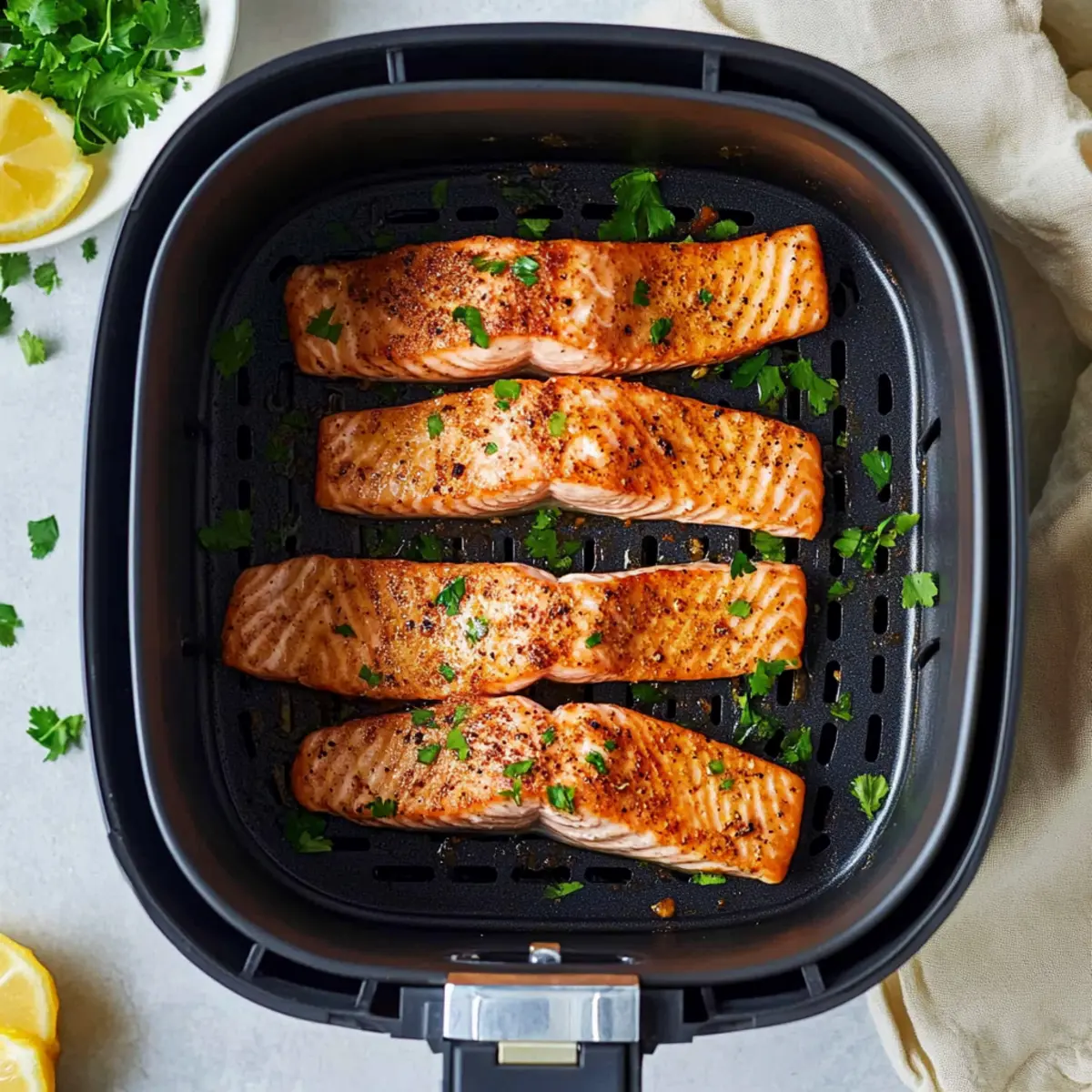 Deliciously Easy Air Fryer Salmon Recipe Ready in Just 10 Minutes