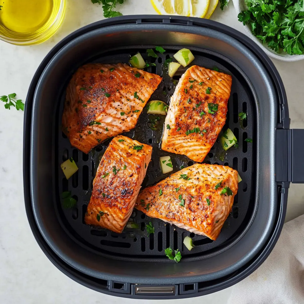 Deliciously Easy Air Fryer Salmon Recipe Ready in Just 10 Minutes