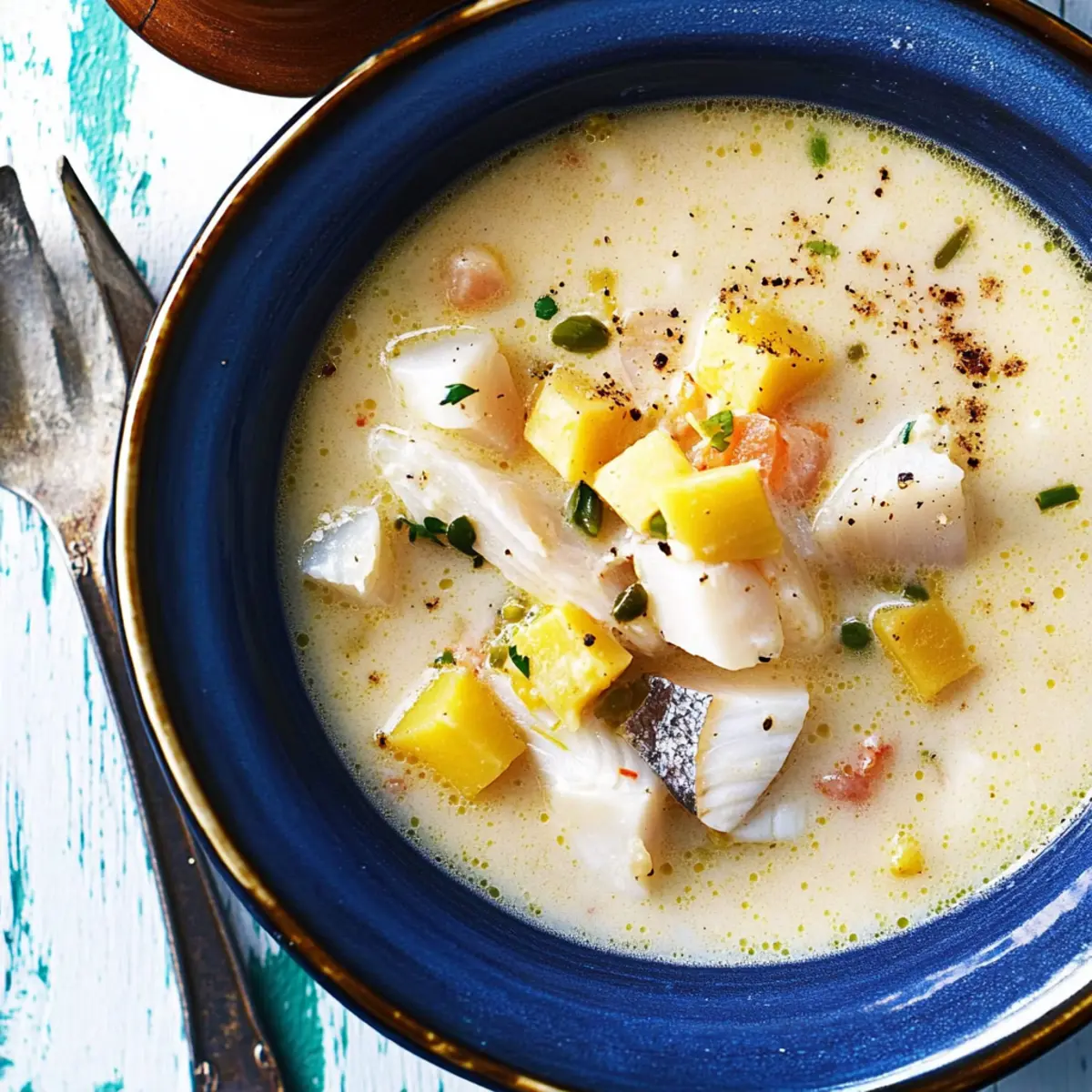 Delicious Fish Chowder with Bacon and Sweet Corn Recipe