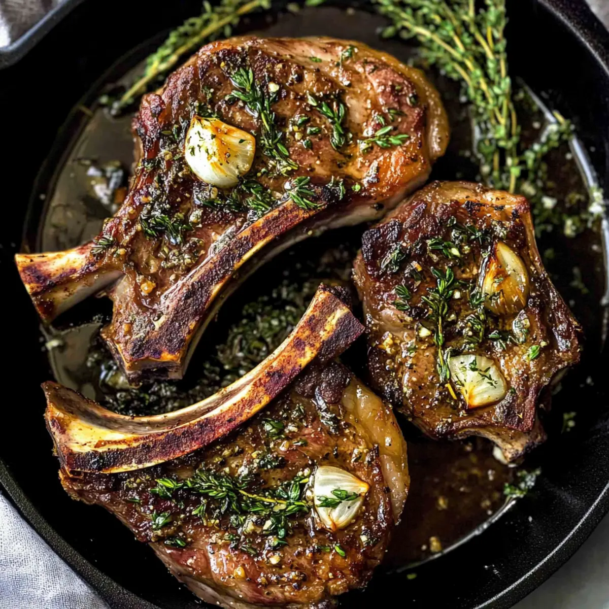 Garlic and Herb Lamb Chops