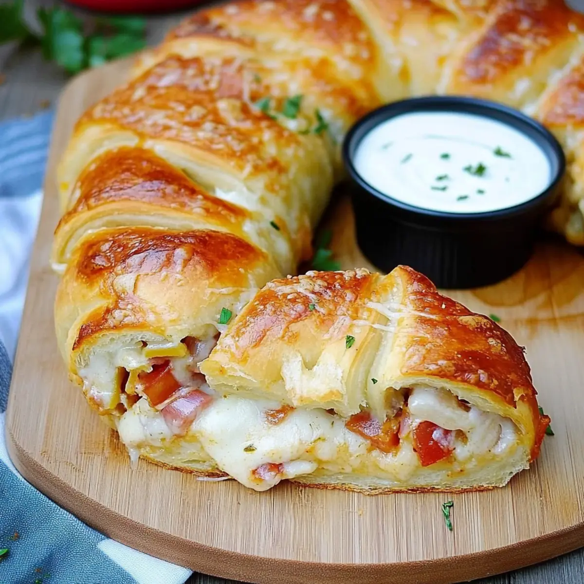 Delicious Italian Crescent Roll Sandwich Bake for a Crowd