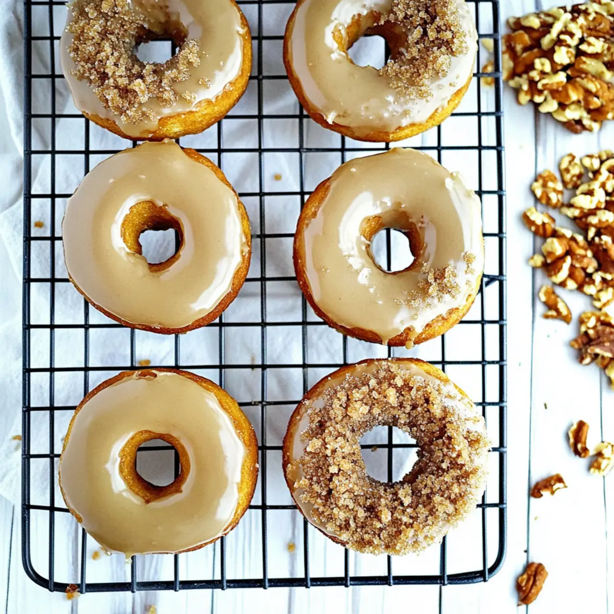 Delicious Baked Pumpkin Donuts with Brown Sugar Glaze Recipe