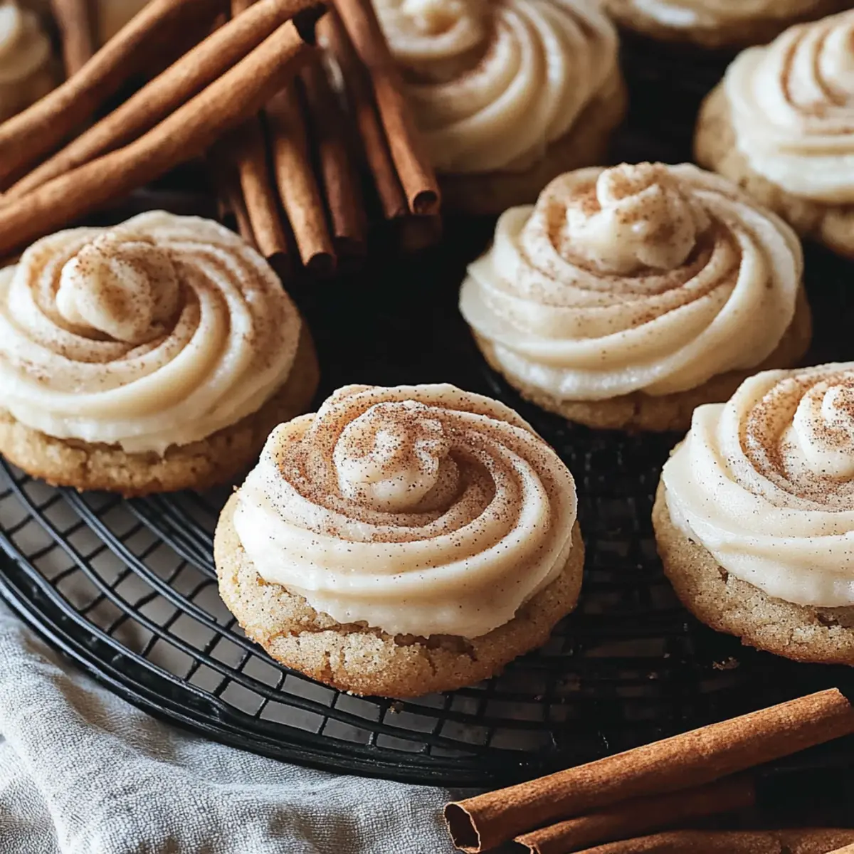 Soft & Chewy Frosted Snickerdoodle Cookies Recipe You’ll Love