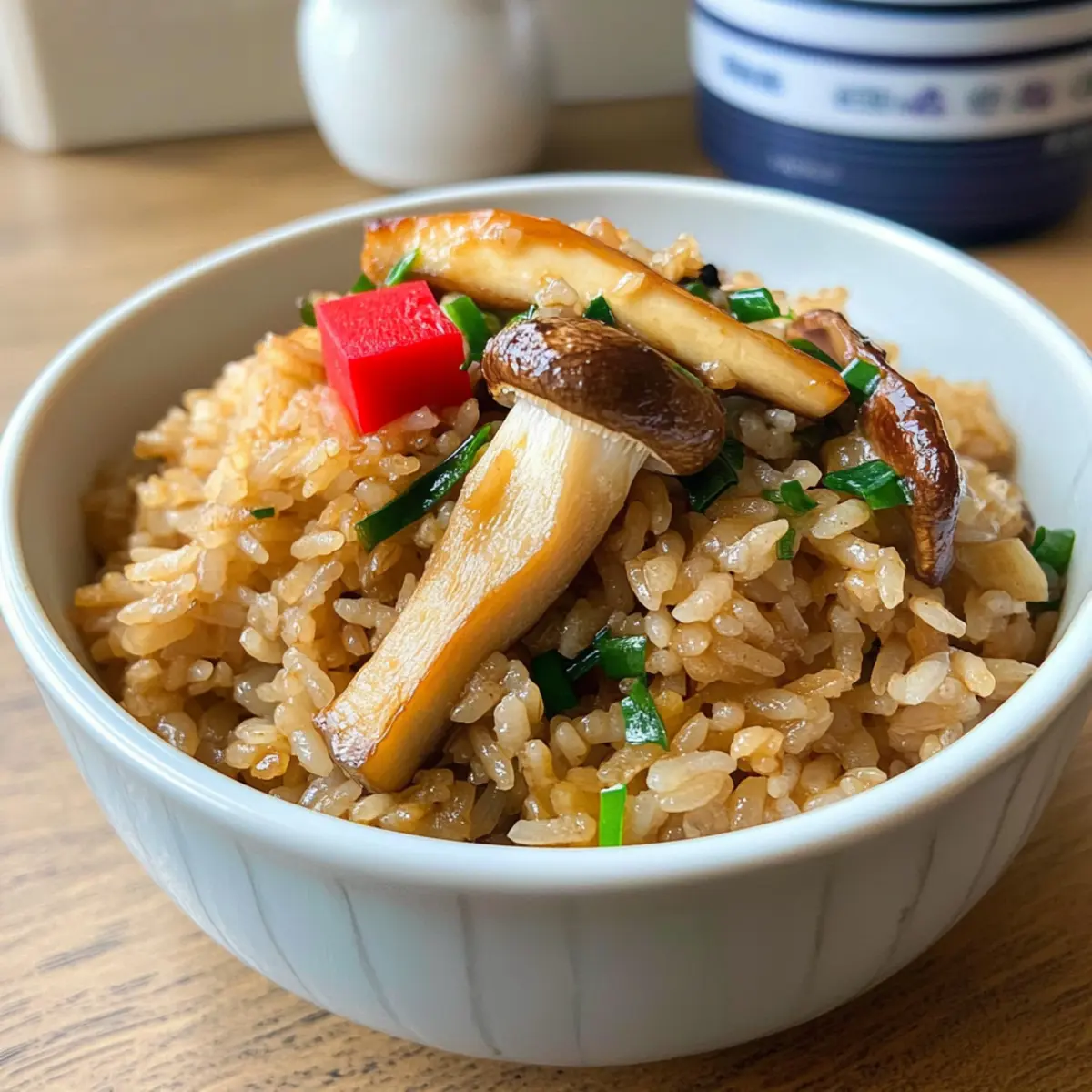 One-Pot Soy Sauce Mushroom Rice Recipe for a Quick Dinner