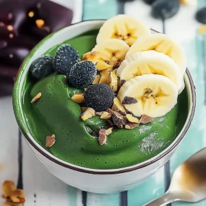 Dive into Healthy Indulgence with Spirulina Banana Nicecream