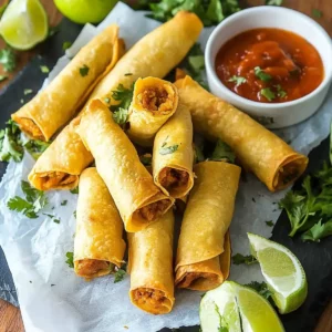 Crispy Chicken Taquitos