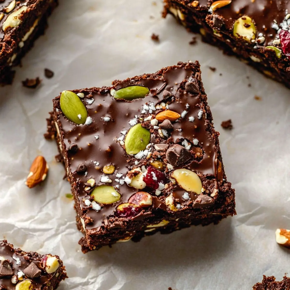 Healthy Superfood No-Bake Brownies