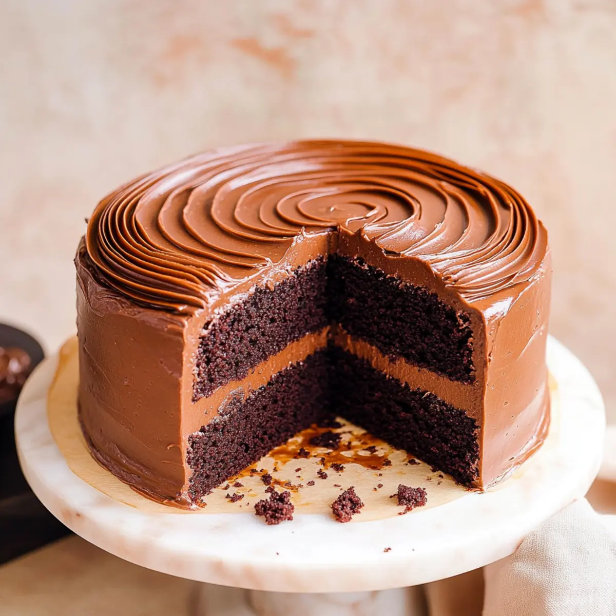 Decadent Chocolate Fudge Cake with Salted Caramel Buttercream Recipe