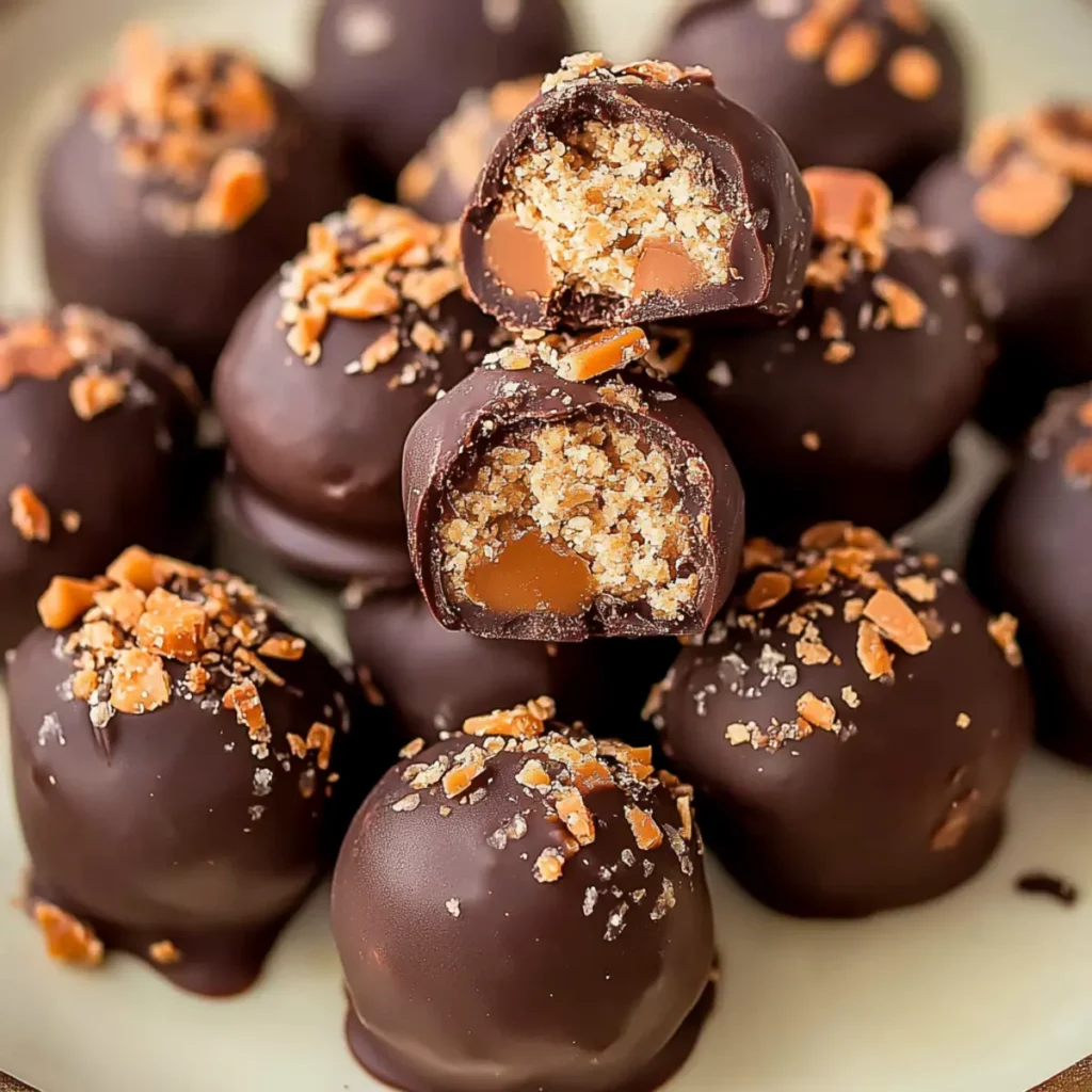 Easy Butterfinger Balls