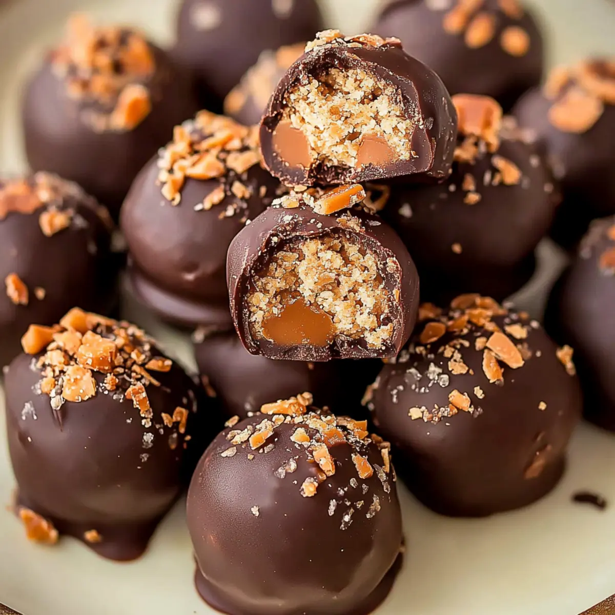 Easy Butterfinger Balls