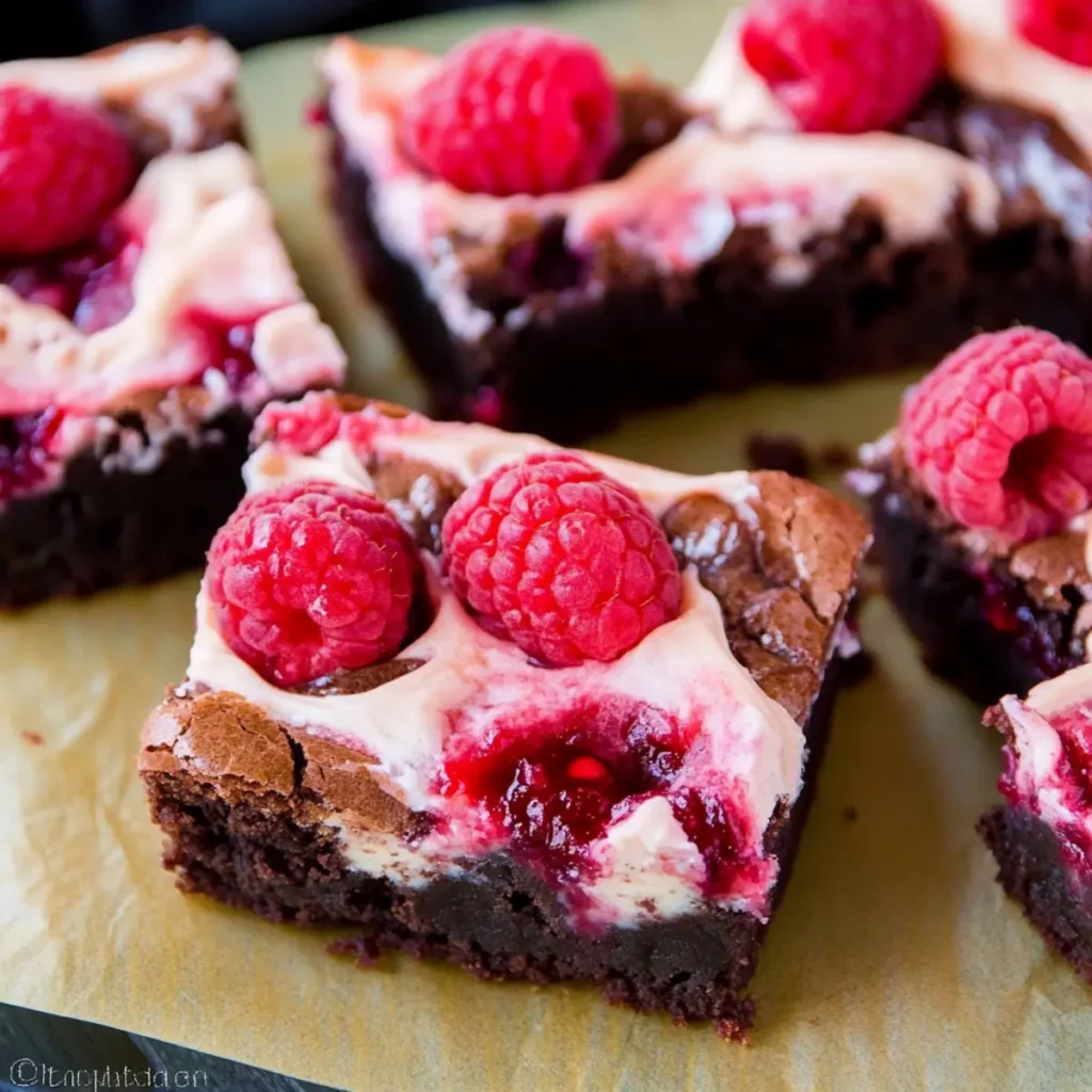 Raspberry Cheesecake Brownies