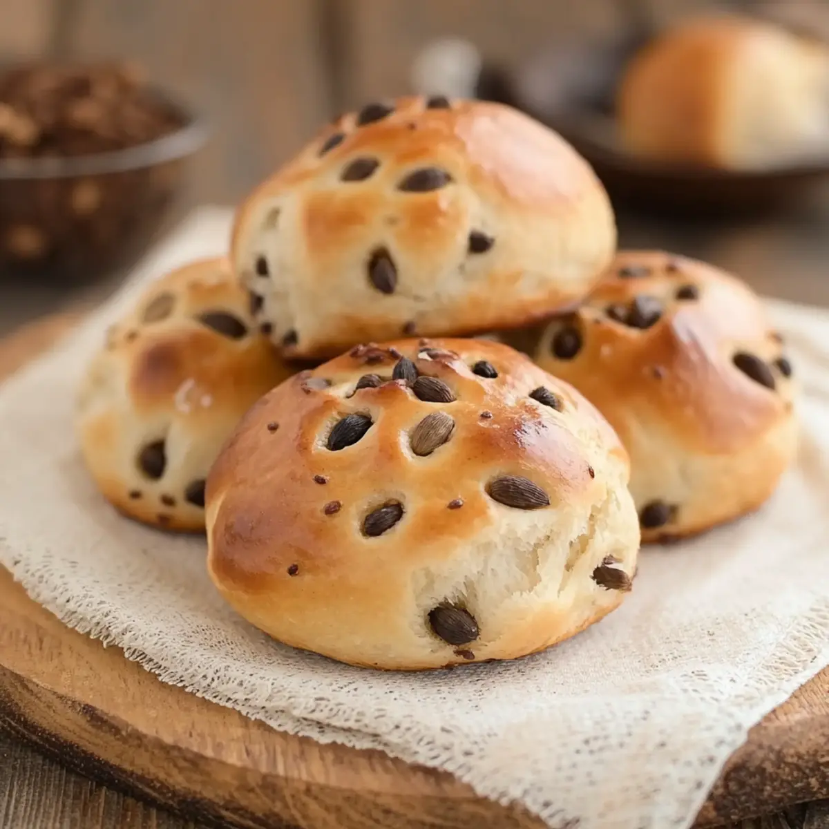 Delicious Norwegian Cardamom Rolls With Chocolate Chips Recipe