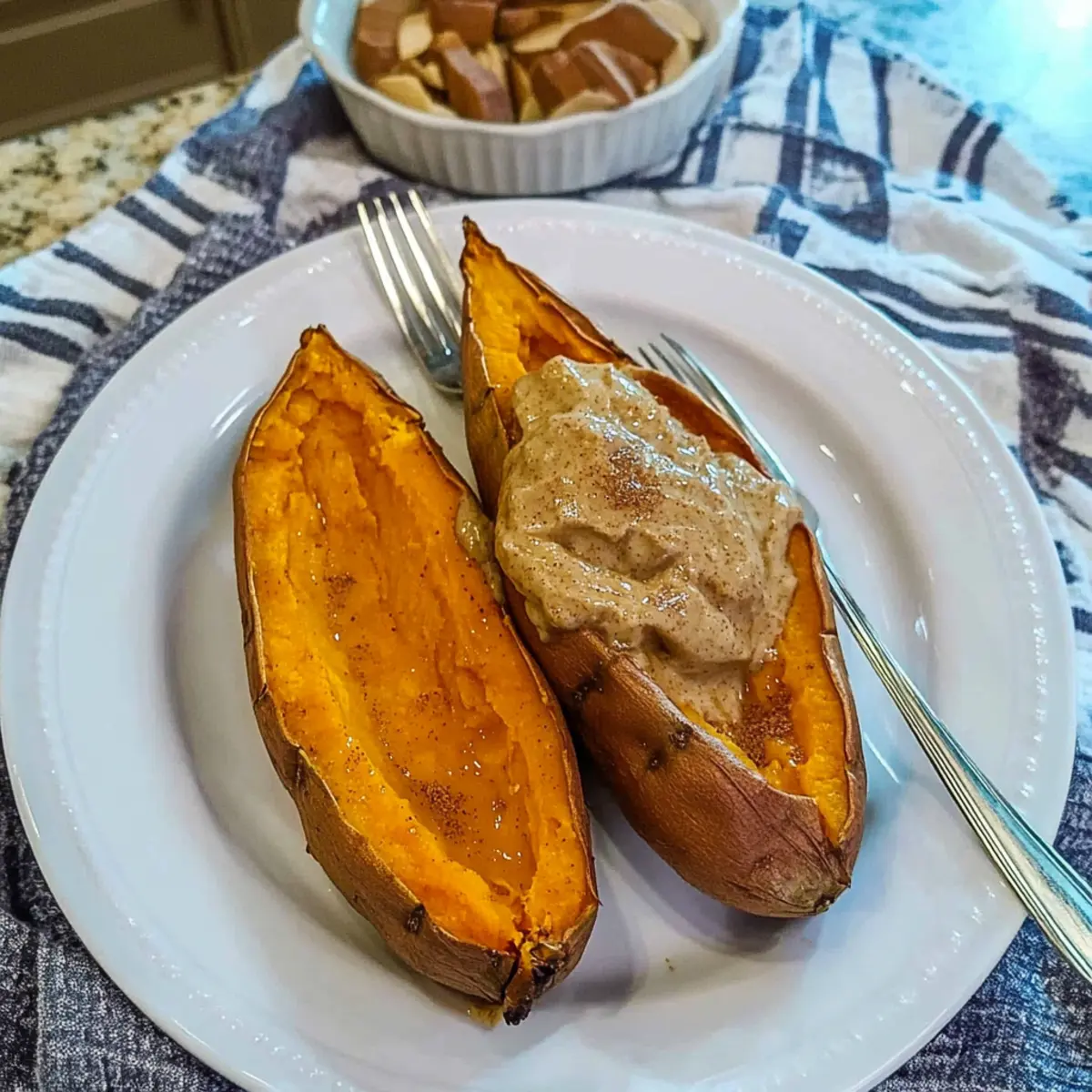 Fluffy Cinnamon Butter Baked Sweet Potato Recipe for Comfort Food