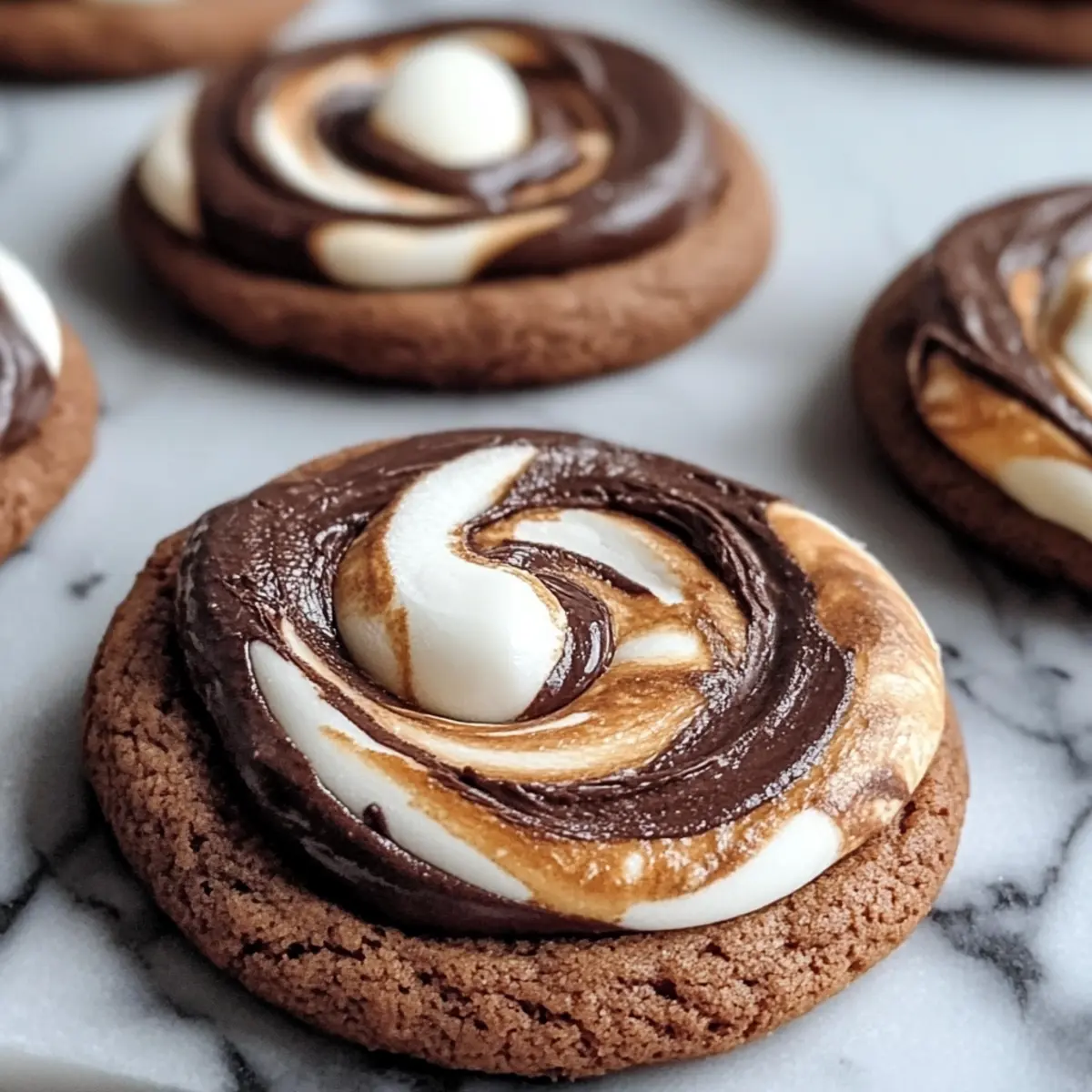 Delicious Handmade Chocolate Marshmallow Swirl Cookies Recipe
