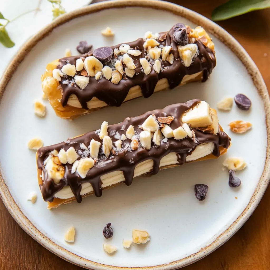 Viral Frozen Banana Snickers