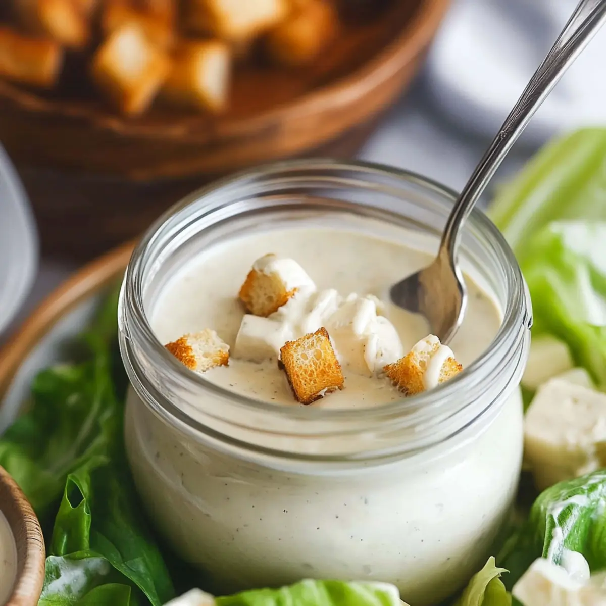 Delicious Homemade Caesar Salad Dressing Ready in 5 Minutes