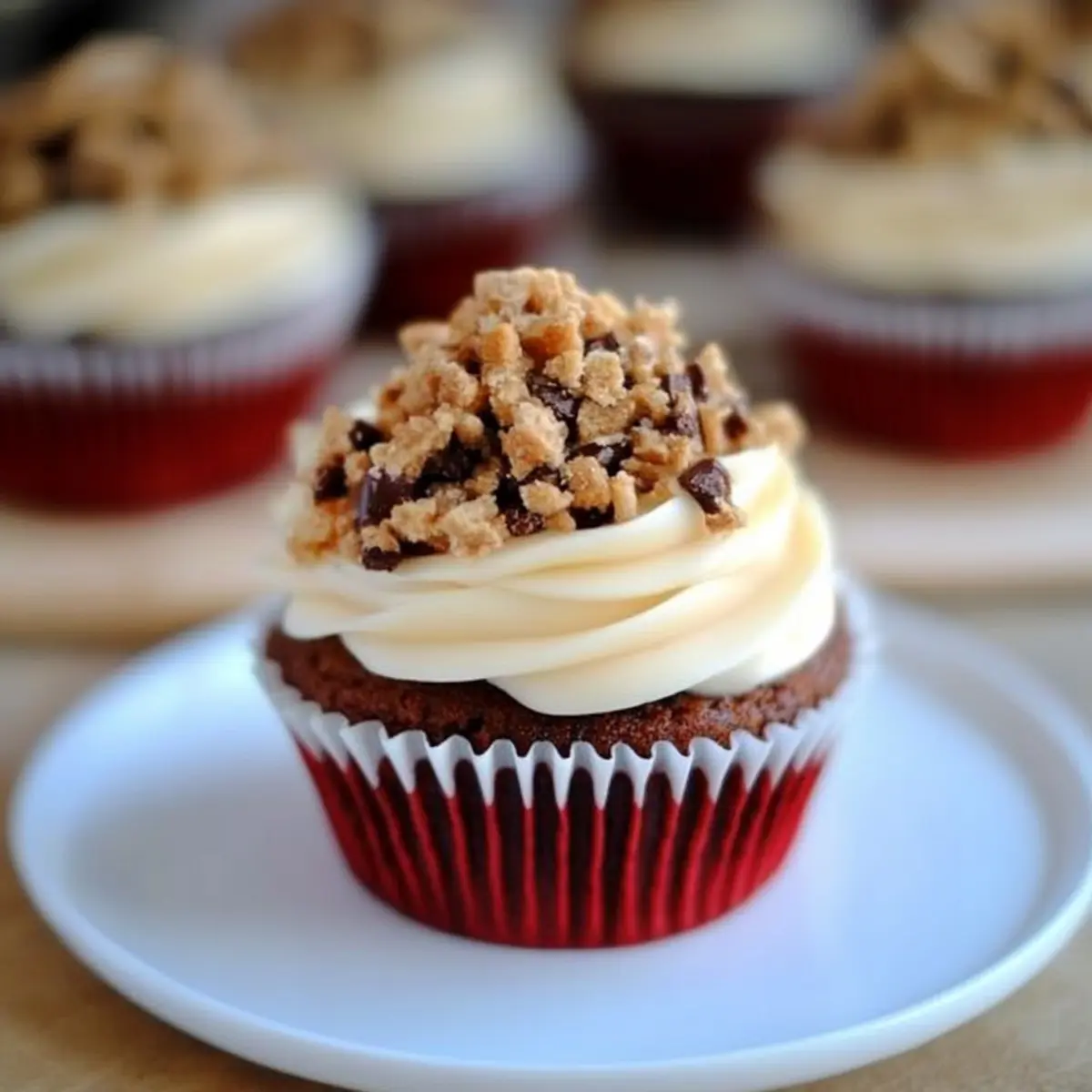 Toffee Crunch Cupcakes