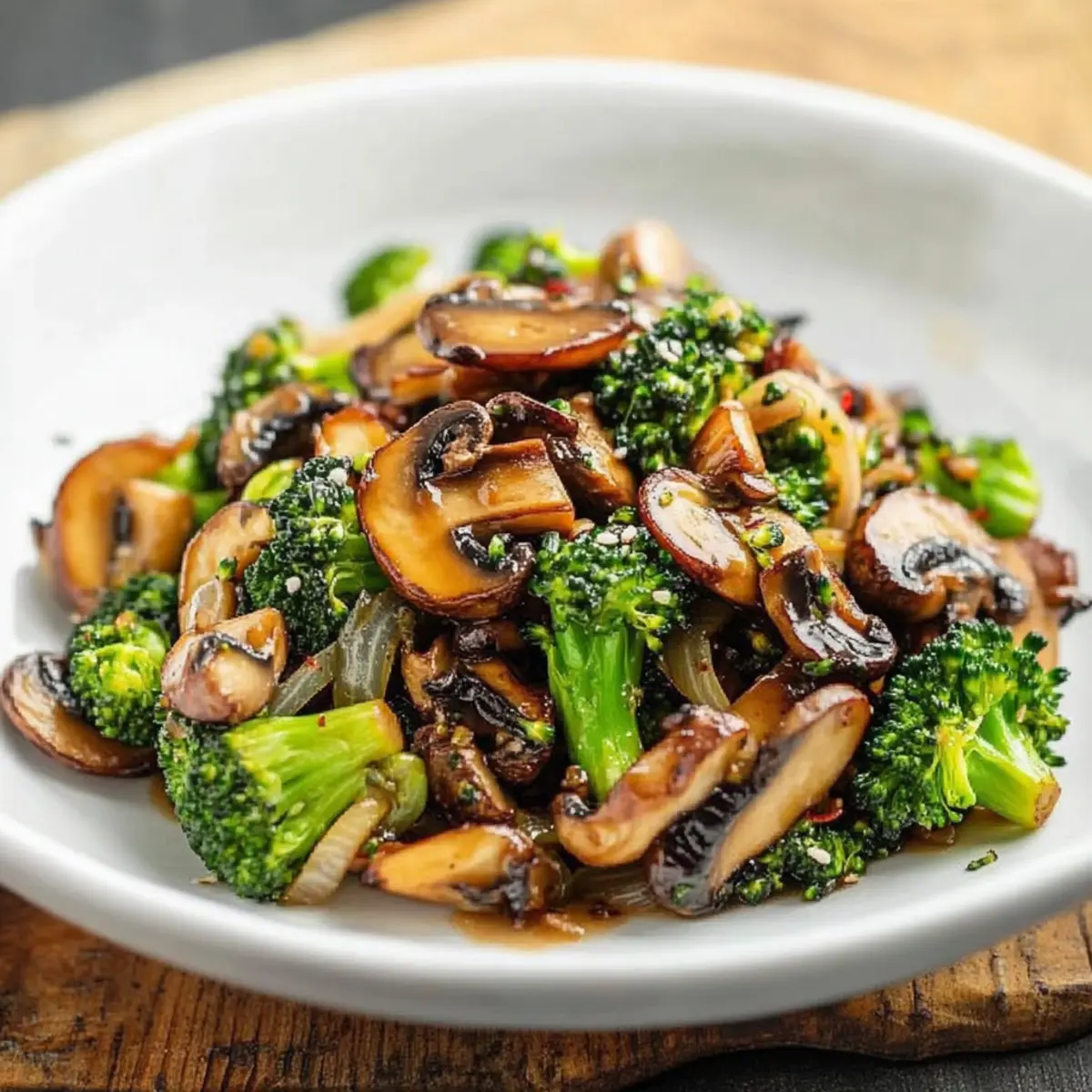 Delicious Vegan Broccoli and Mushroom Stir Fry Ready in 30 Minutes