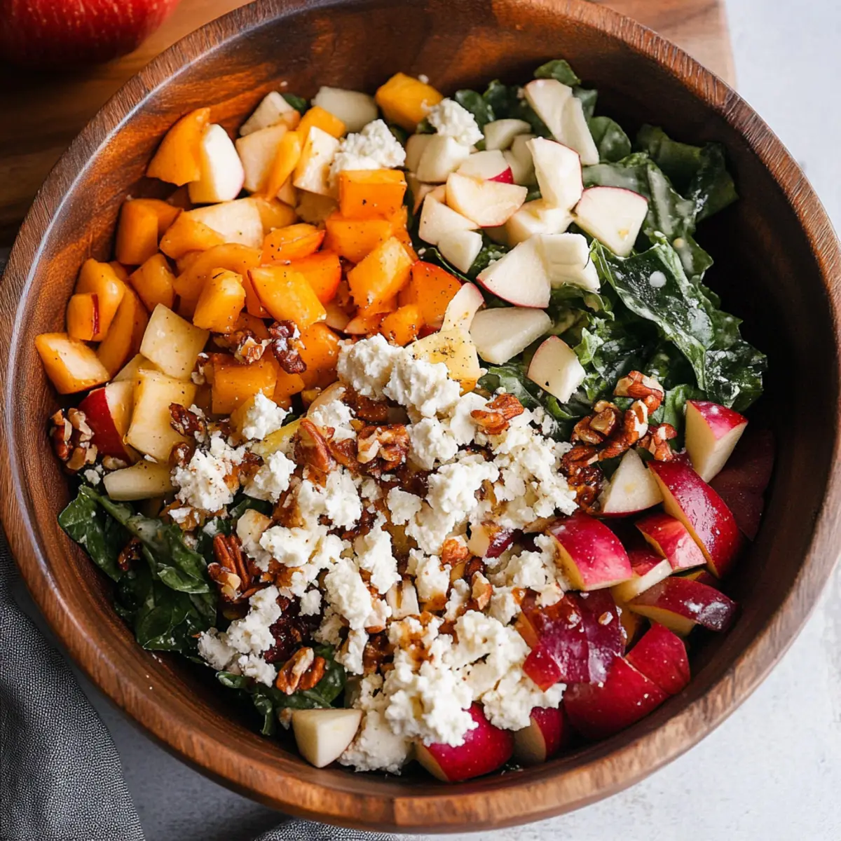 Delicious Harvest Bowl Salad with Apple Cider Vinaigrette Recipe