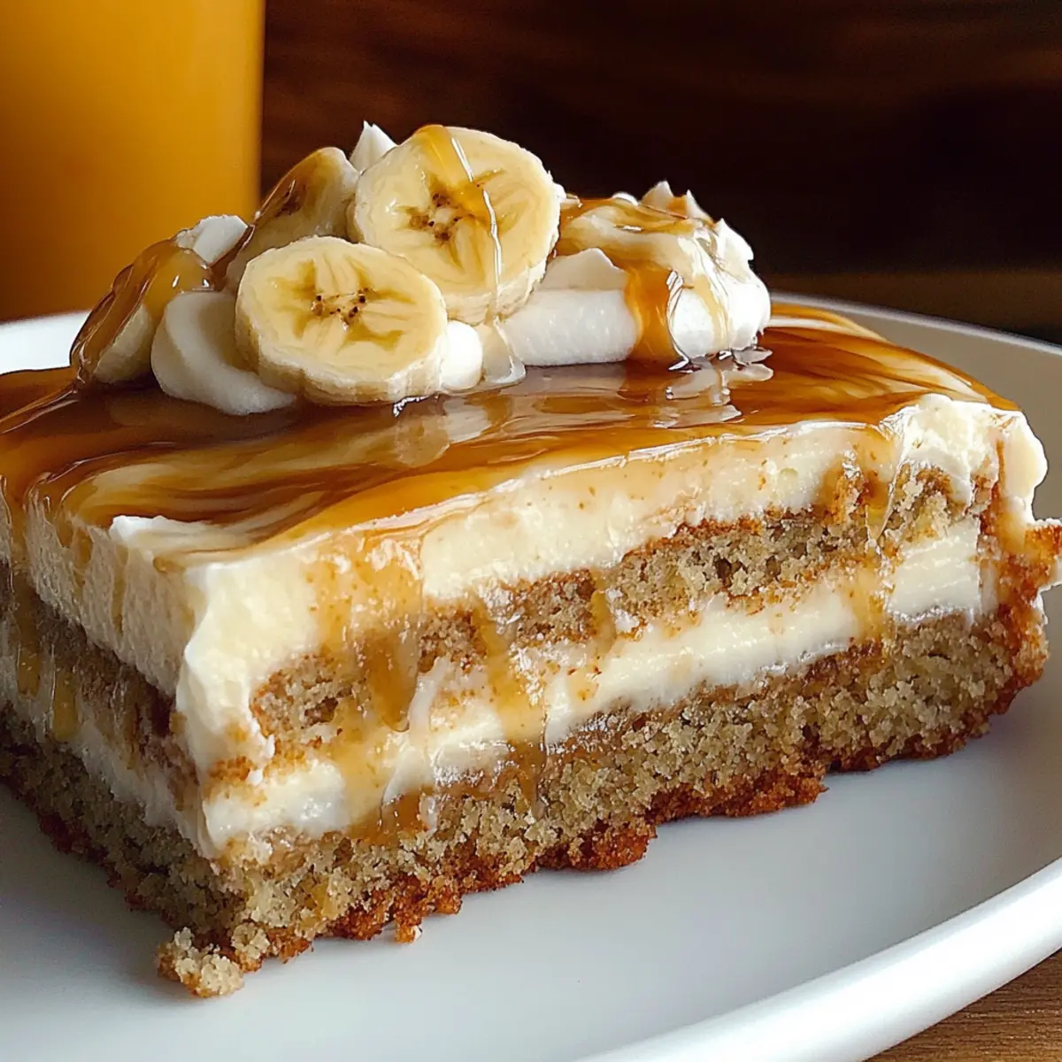 Delicious Gluten Free Salted Caramel Banana Cake Recipe