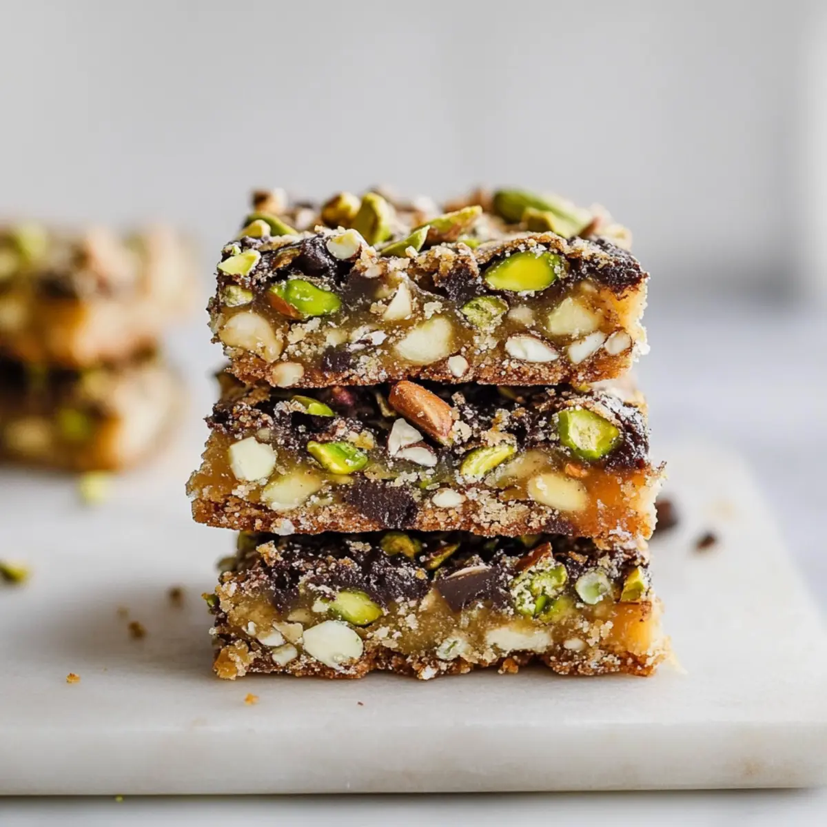 Irresistible Pistachio Seven Layer Cookie Bars Recipe
