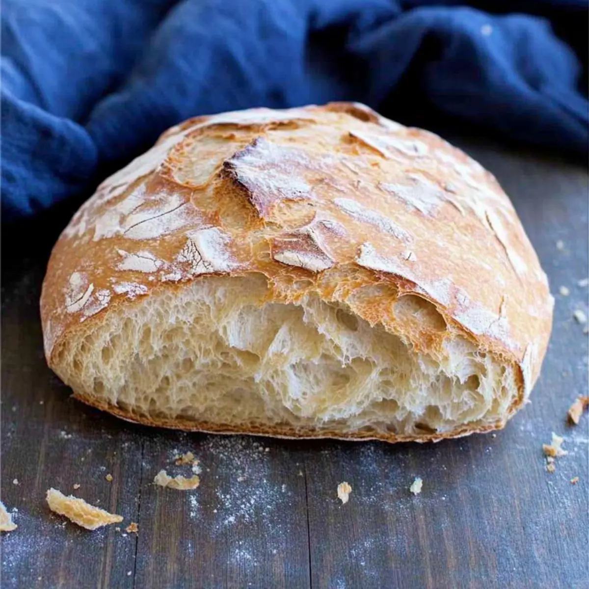 How to Bake Rustic Italian Crusty Bread in Easy Steps