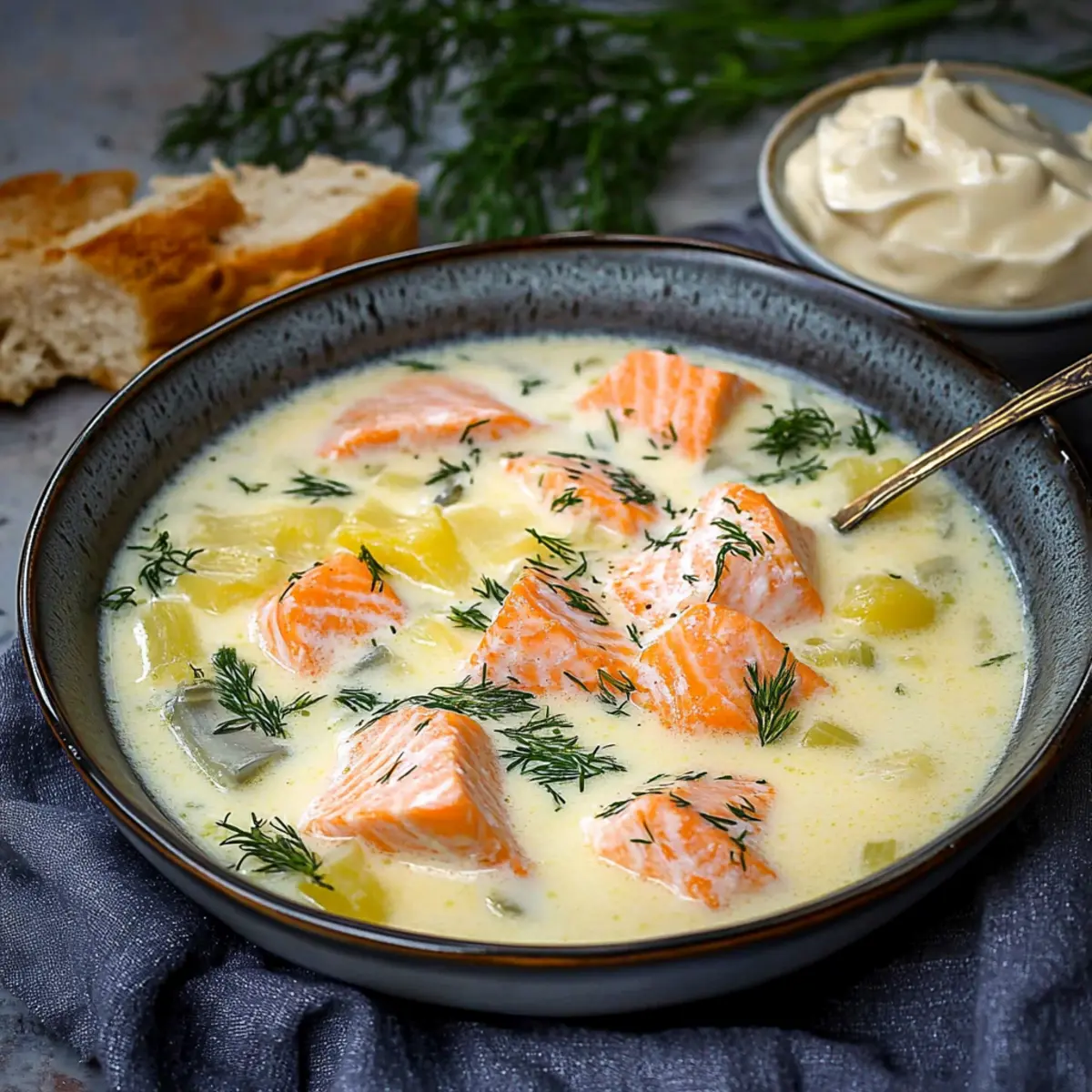Creamy Finnish Salmon Soup