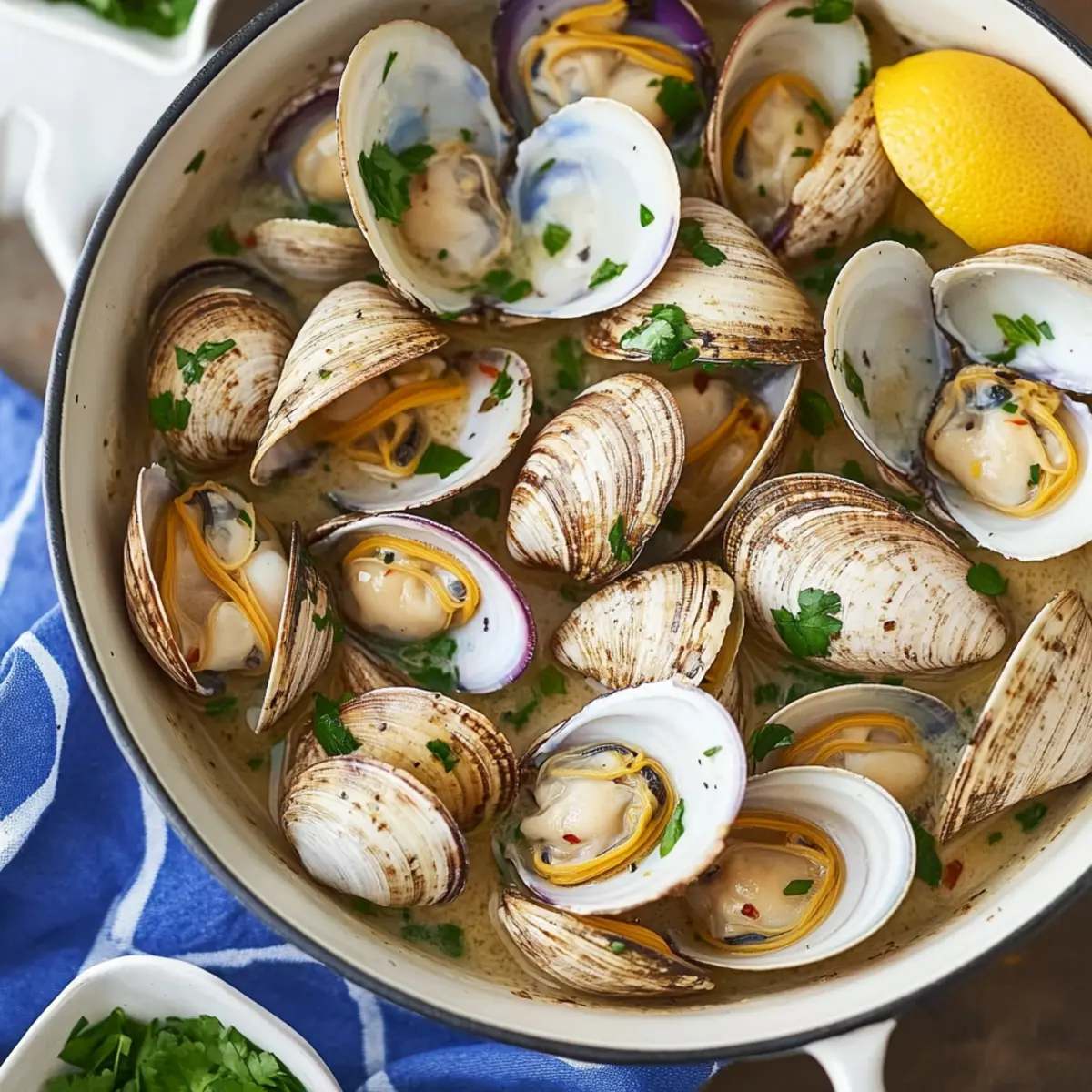 Delicious Best Ever Garlic Butter Steamed Clams Recipe in 20 Minutes