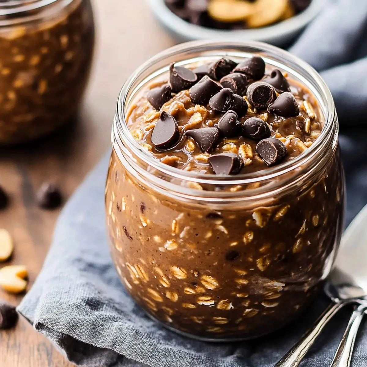Delicious Chocolate Peanut Butter Overnight Oats Recipe to Try