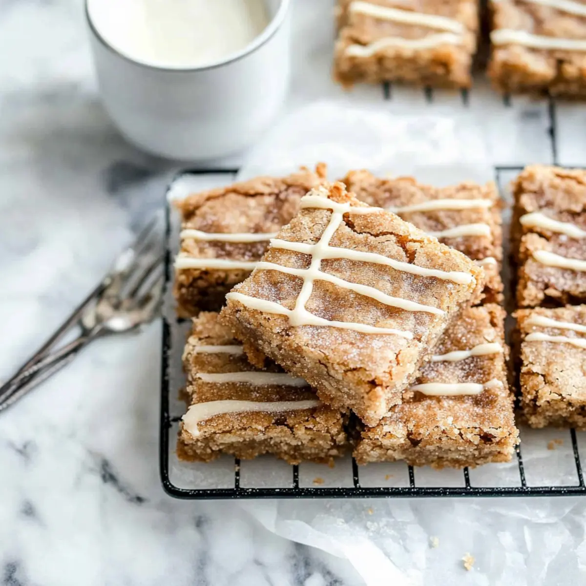 Easy Cinnamon Sugar Blondies