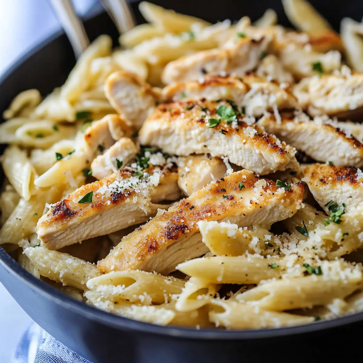 Easy Parmesan Chicken Pasta Recipe Ready in 30 Minutes