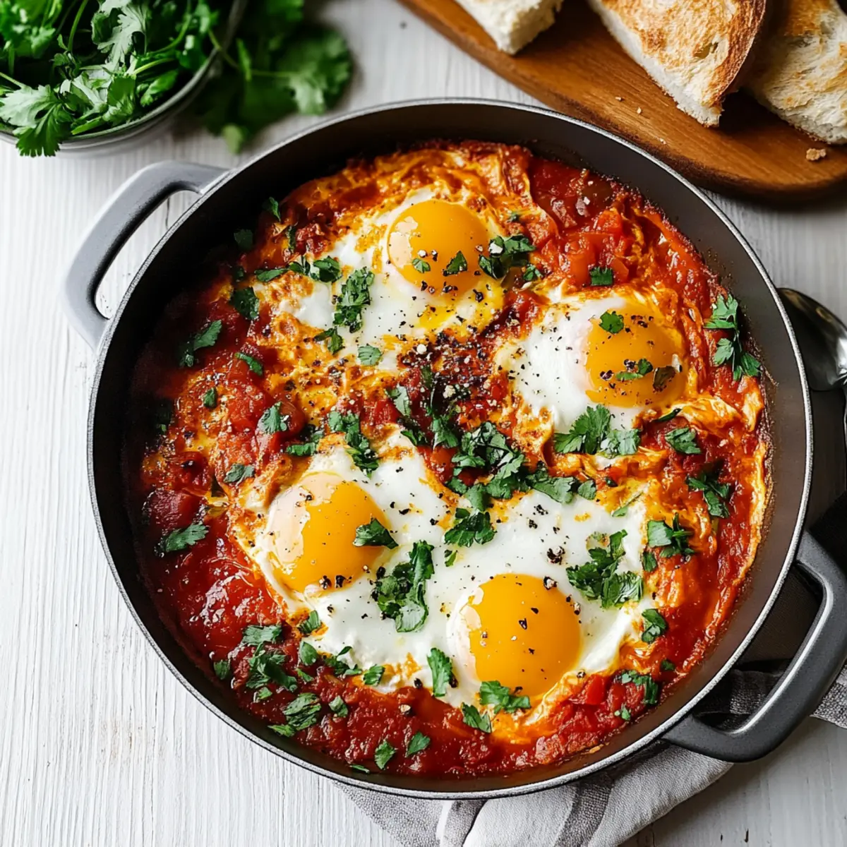 Classic Shakshuka with Sourdough: A Flavorful One-Pan Recipe