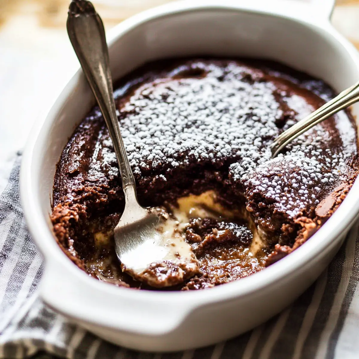 Ina Garten’s Brownie Pudding
