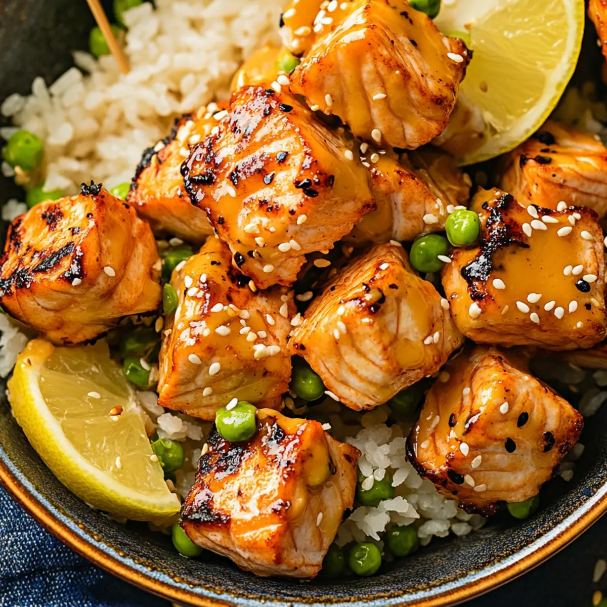 Deliciously Spicy Bang Bang Salmon Bites Recipe in 20 Minutes