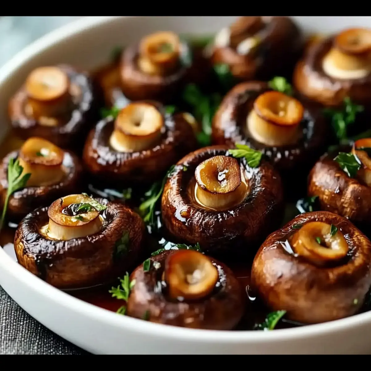 Easy Oven-Roasted Mushrooms with Soy Sauce & Honey Glaze Recipe