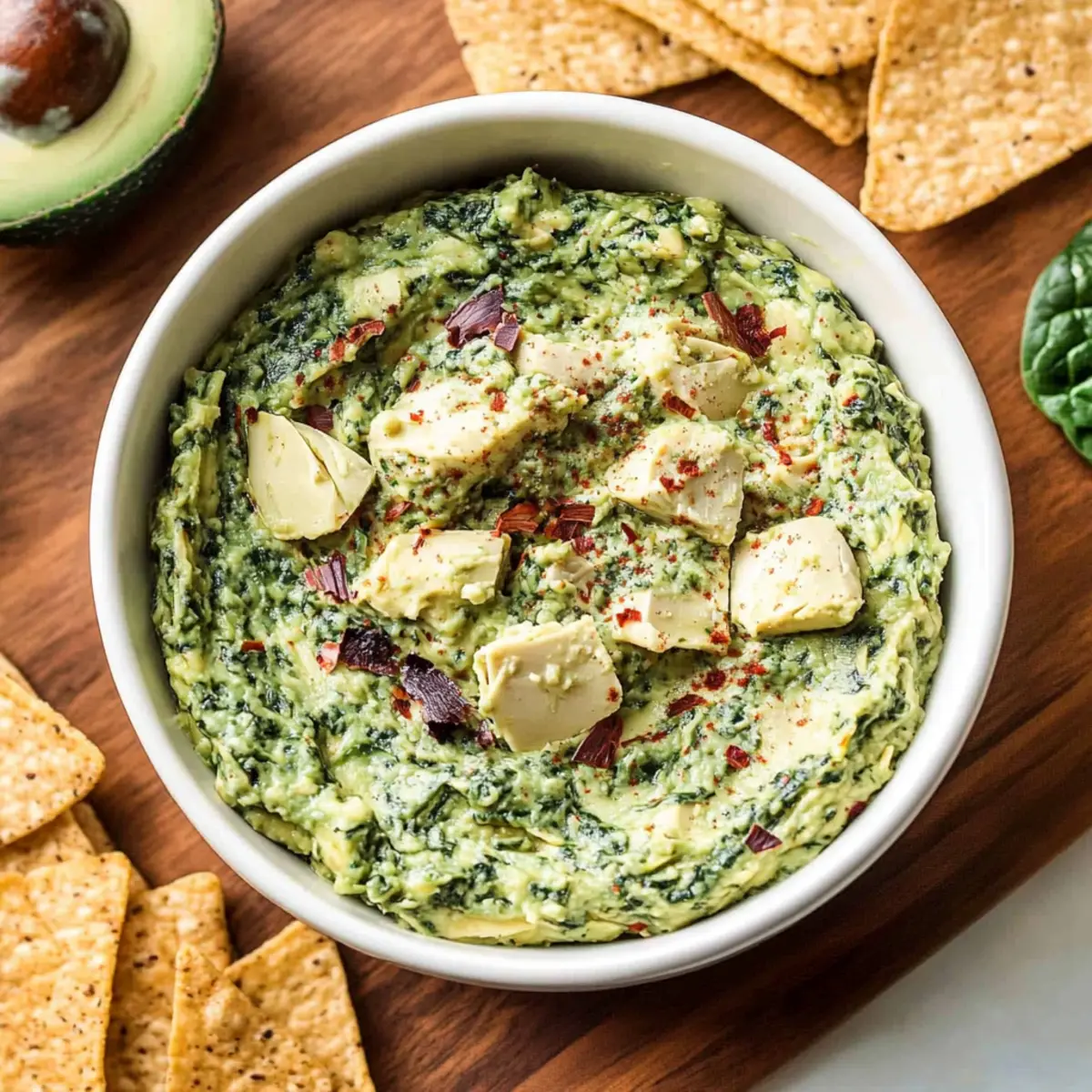 Delicious Avocado Spinach & Artichoke Dip: Quick and Easy Recipe