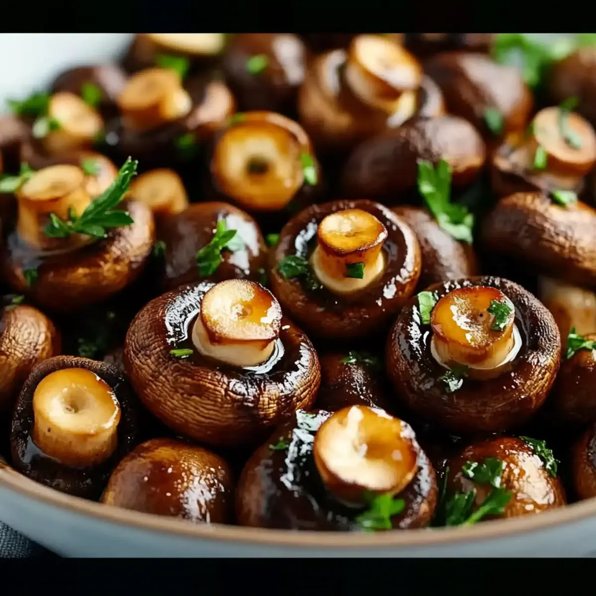 Easy Oven-Roasted Mushrooms with Soy Sauce & Honey Glaze Recipe