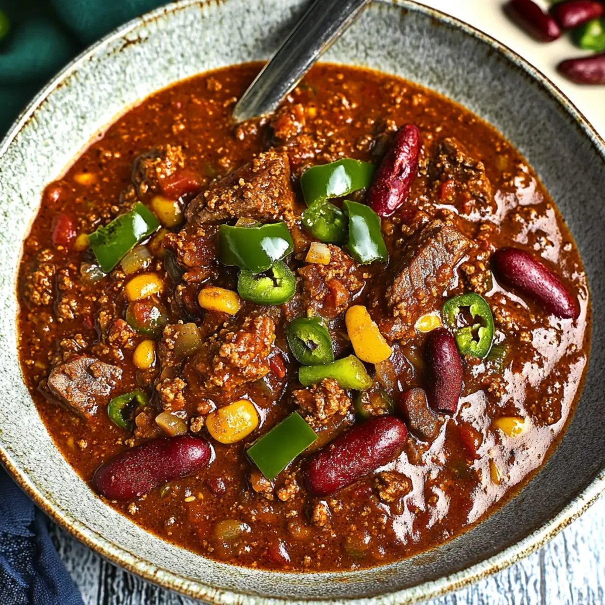 Award Winning Short Rib and Chorizo Chili Recipe for Comfort Food