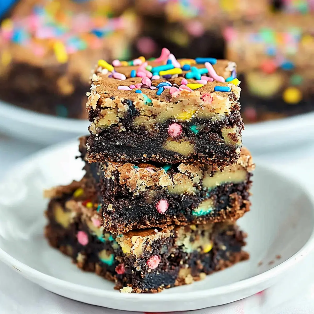 Decadent Brownie Birthday Cake Bars for a Sweet Celebration