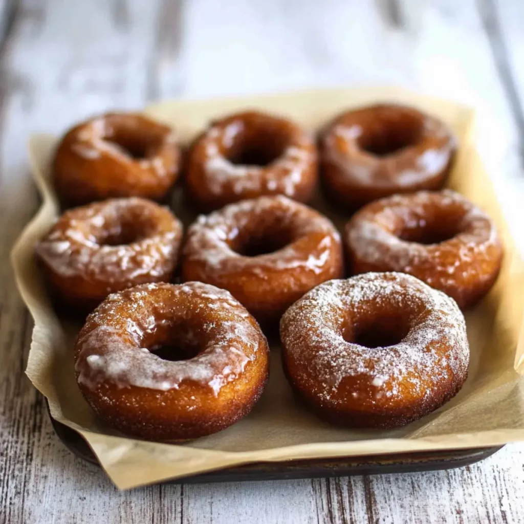 Pumpkin Sour Cream Donuts