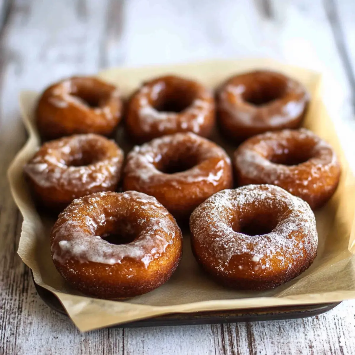 Pumpkin Sour Cream Donuts